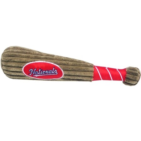 Pets First Washington Nationals Plush Baseball Bat Toy PFNAT3102
